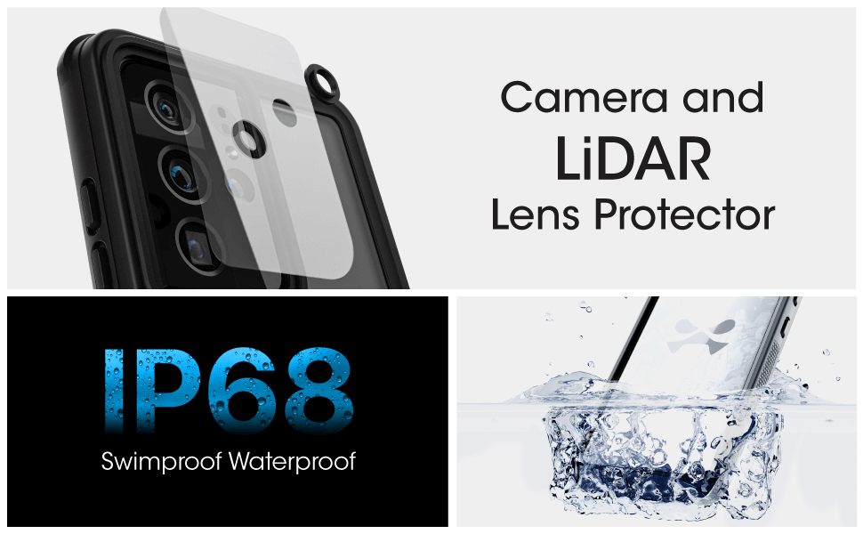 Galaxy S21 Plus Waterproof Case with Screen Protector