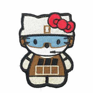 Embroidery Patch - HK Operator Kitty - Black-Tactical.com