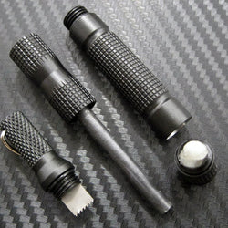 Outdoor Survival Firesteel with Compass