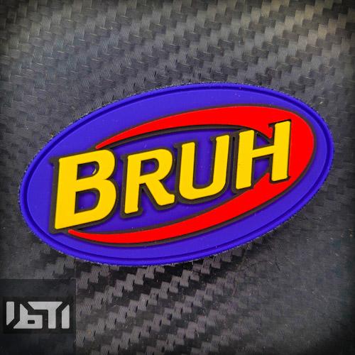 Bruh - Nerf Logo Inspired Rubber Velcro Morale Patch