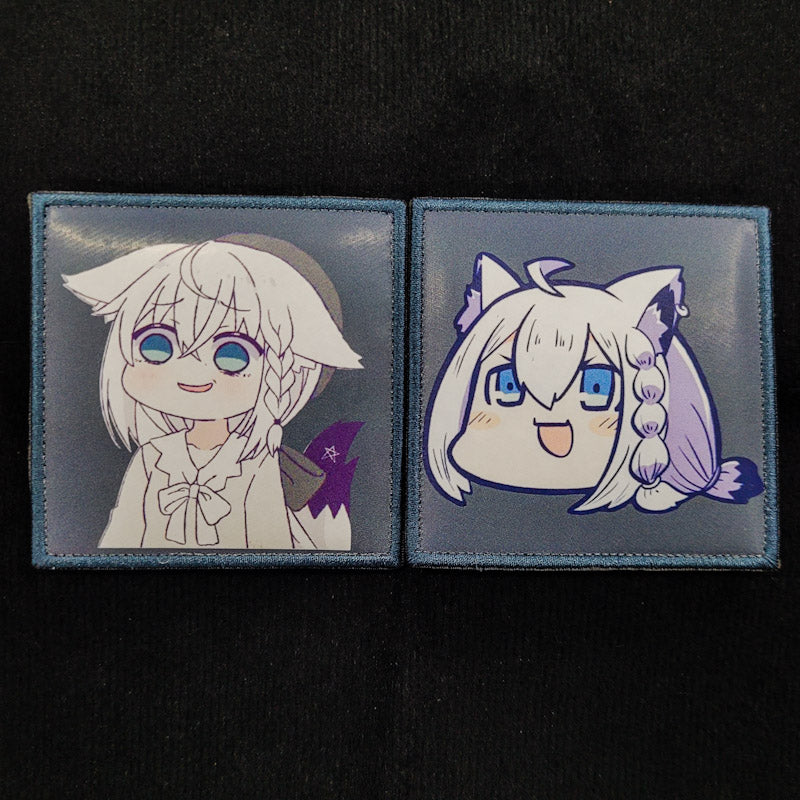 Hololive Fubuki VTuber Velcro Morale Patch Set Gen 2