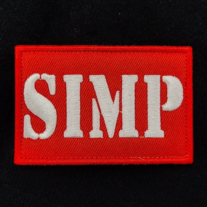 Simp Military Stamp Embroidered Morale Patch