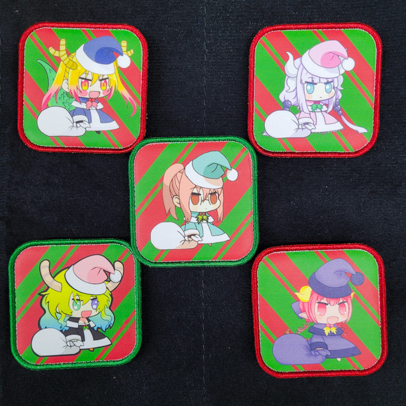 Kobayashi Dragon Maid Padoru Velcro Morale Patch