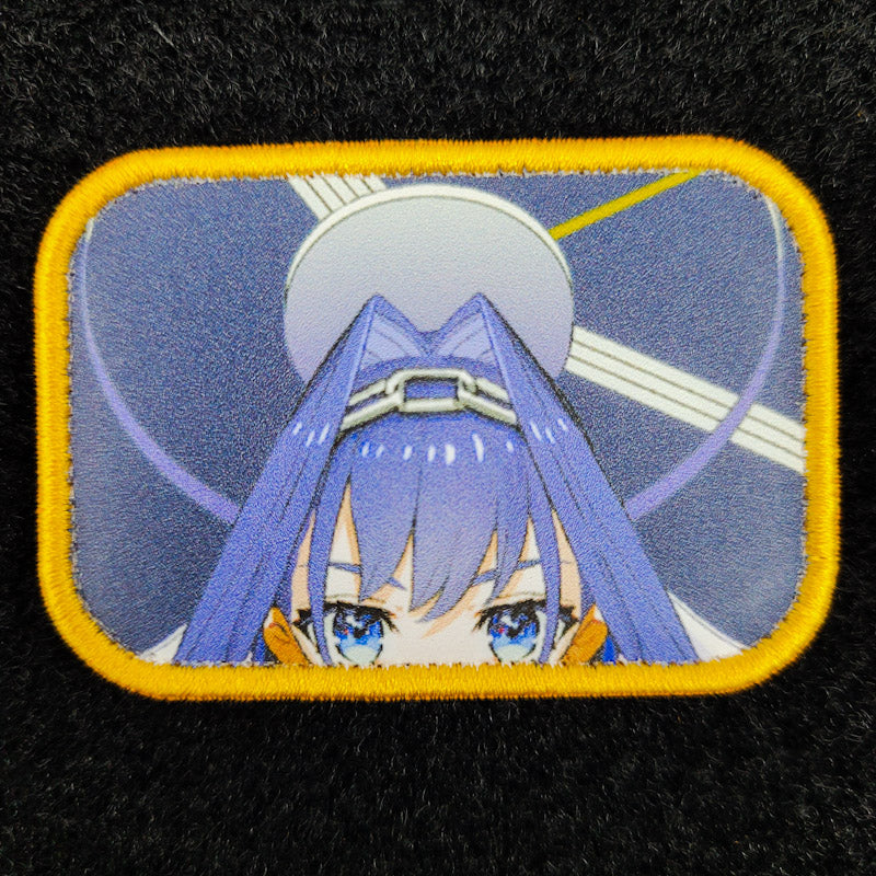 Hololive Kronii Peeker VTuber Velcro Morale Patch