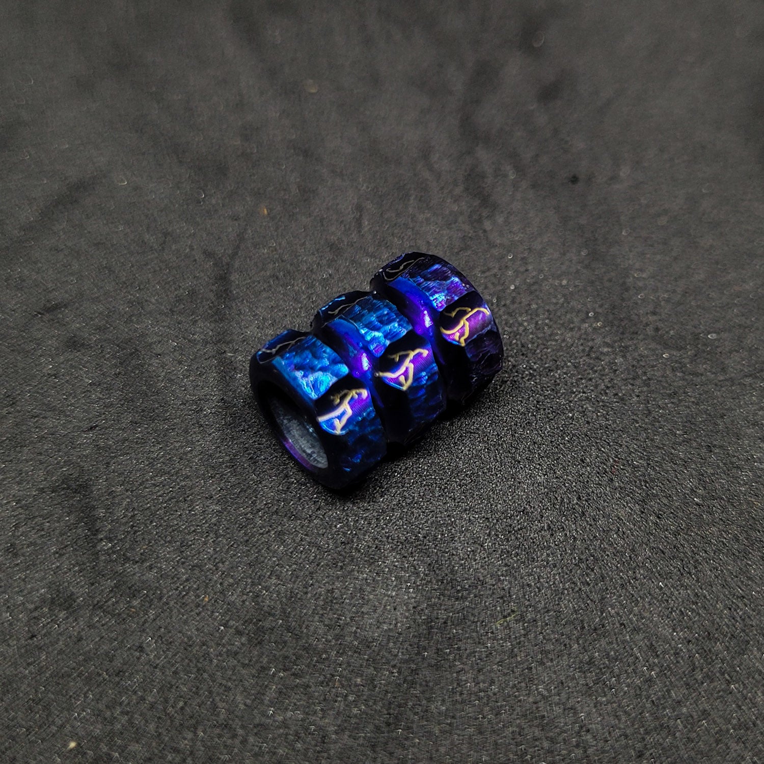 Titanium Colour-Treated Lanyard Beads