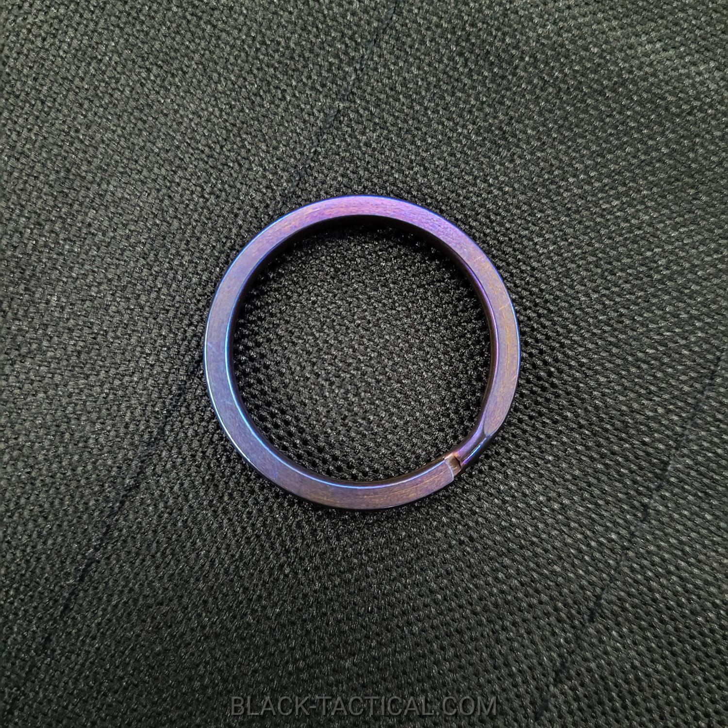 Titanium Heat Treated Key Ring