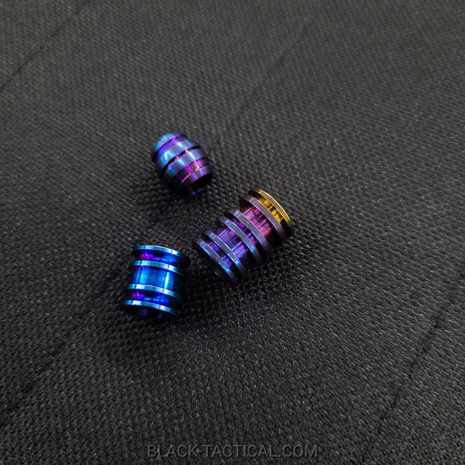 Titanium Colour-Treated Lanyard Beads