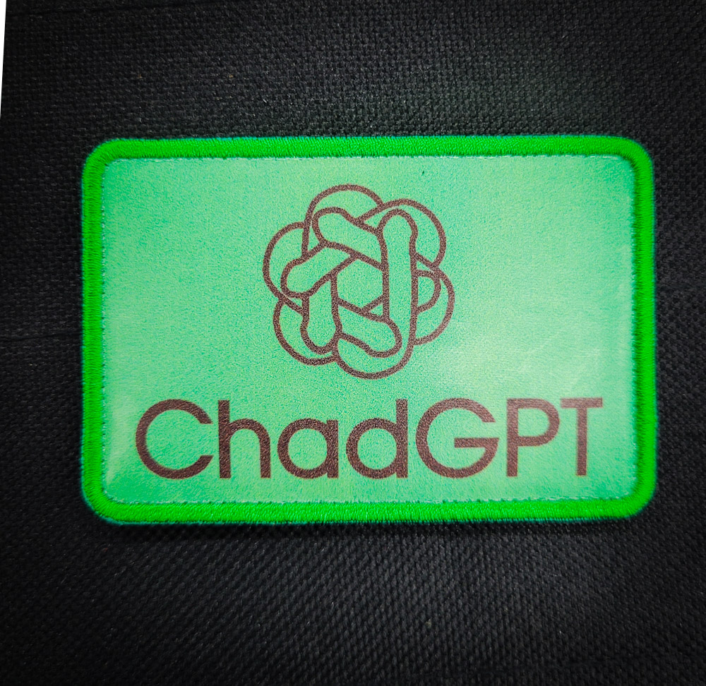 Handsome Squidward Portrait Velcro Morale Patch