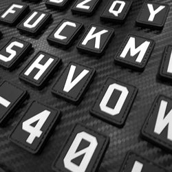 Rubber Patch - Alphabets & Characters