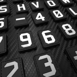 Rubber Patch - Alphabets & Characters