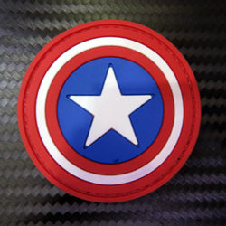 Rubber Patch - Captain America (Small)