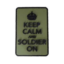 Rubber Patch - Keep Calm & Soldier On