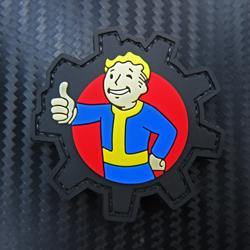Rubber Patch - Pip Boy Thumbs Up - Black-Tactical.com