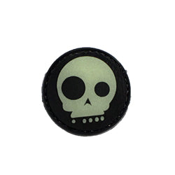 Rubber Patch - Retard Skull (Glow)