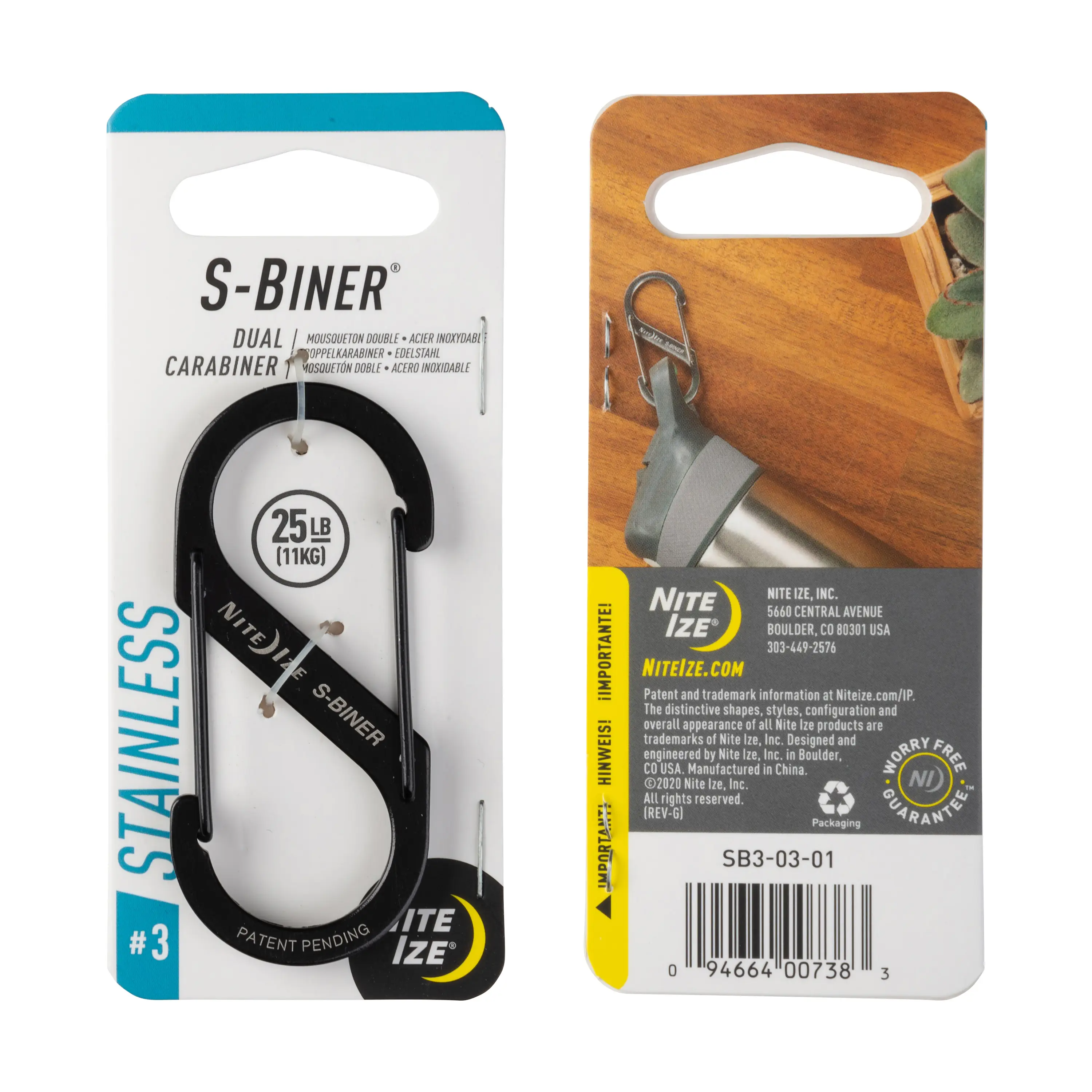 Nite Ize - S-BINER® Stainless Steel Dual Carabiner