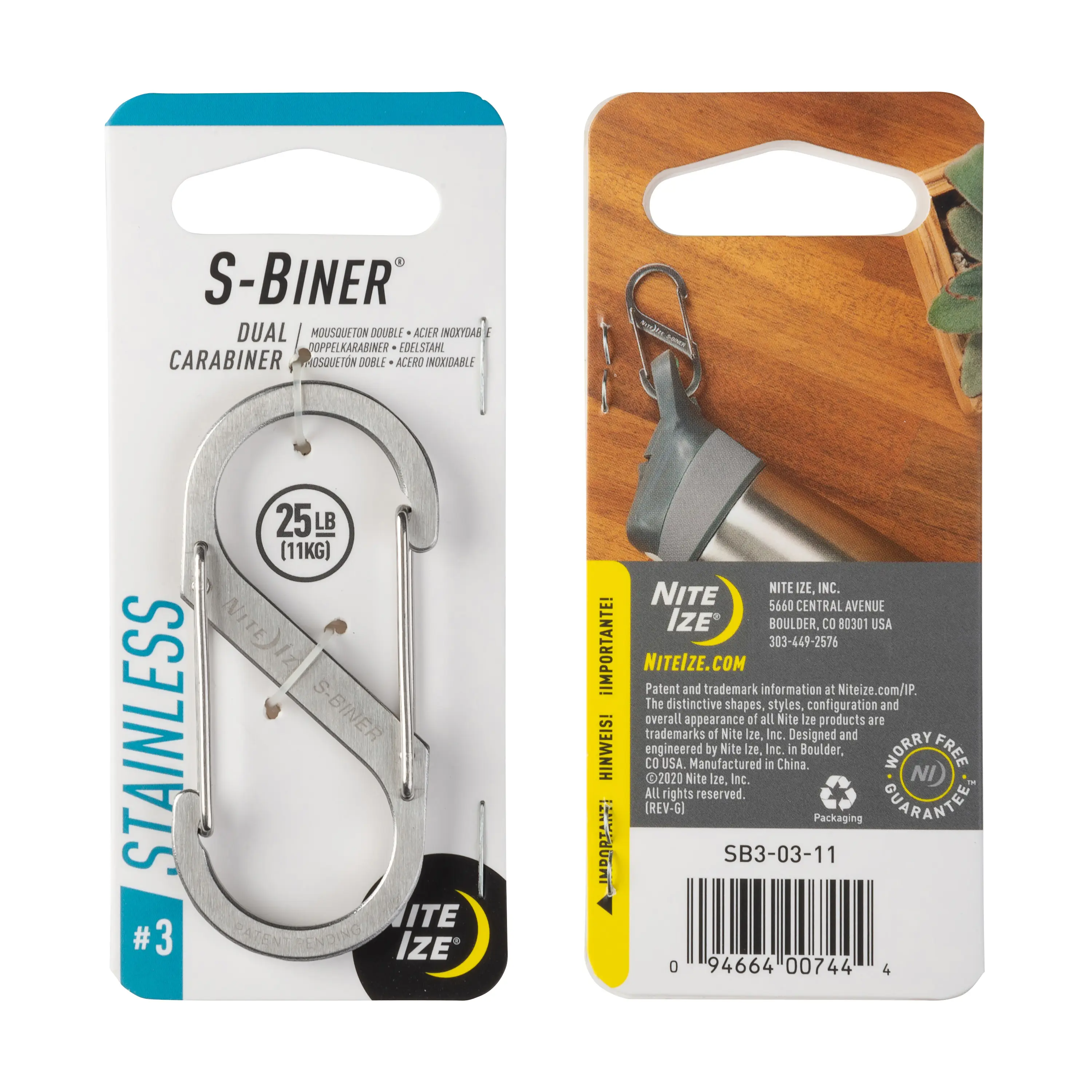 Nite Ize - S-BINER® Stainless Steel Dual Carabiner