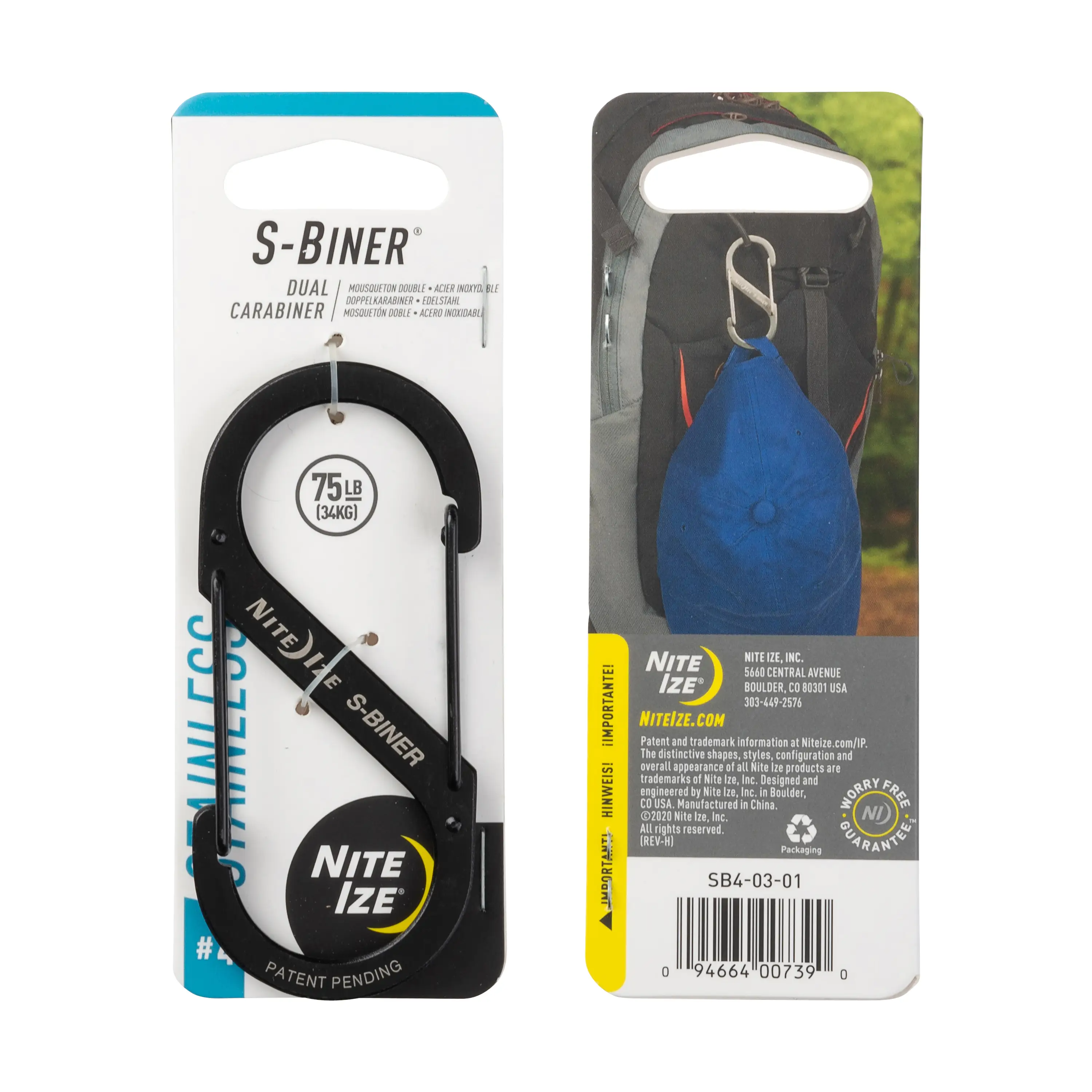 Nite Ize - S-BINER® Stainless Steel Dual Carabiner
