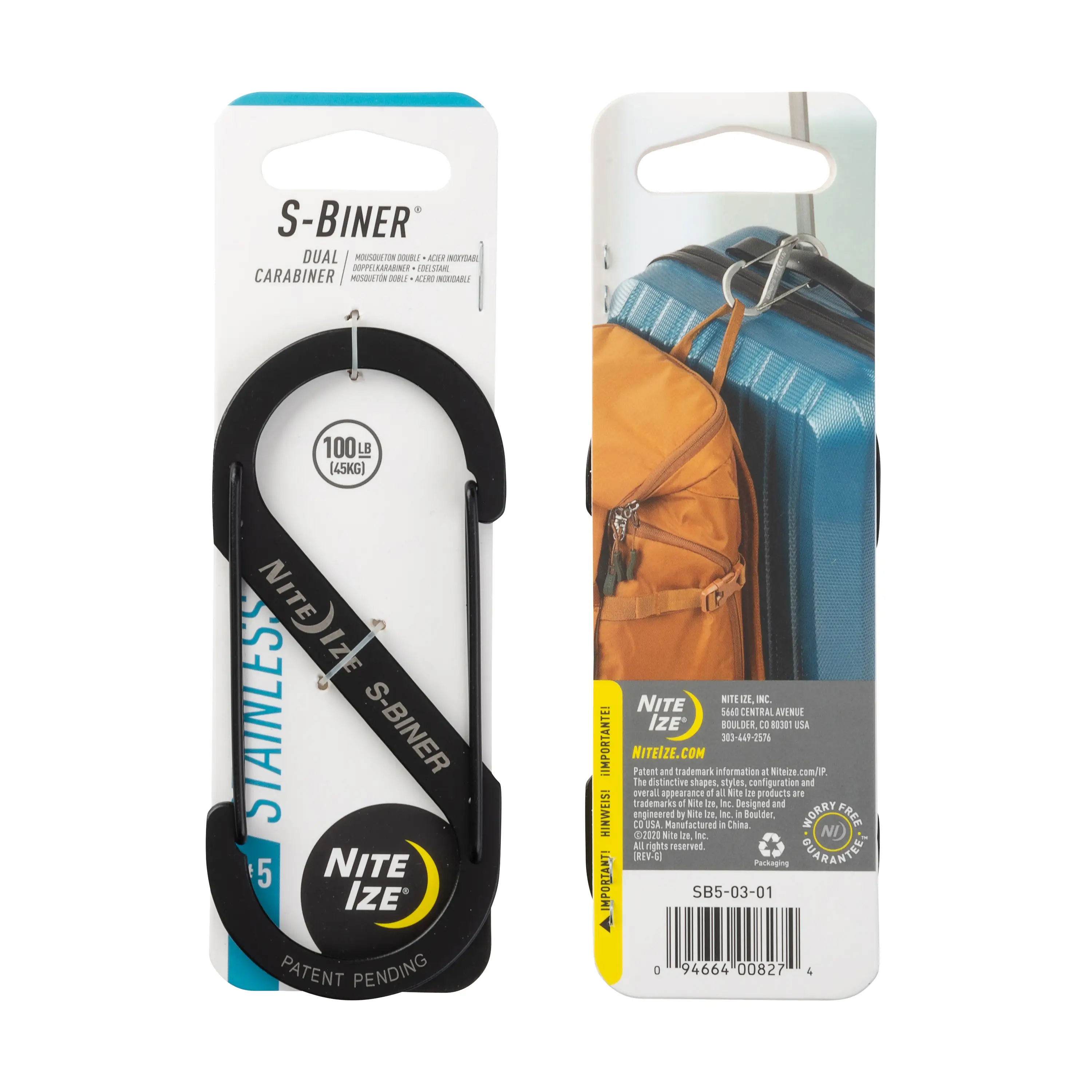 Nite Ize - S-BINER® Stainless Steel Dual Carabiner
