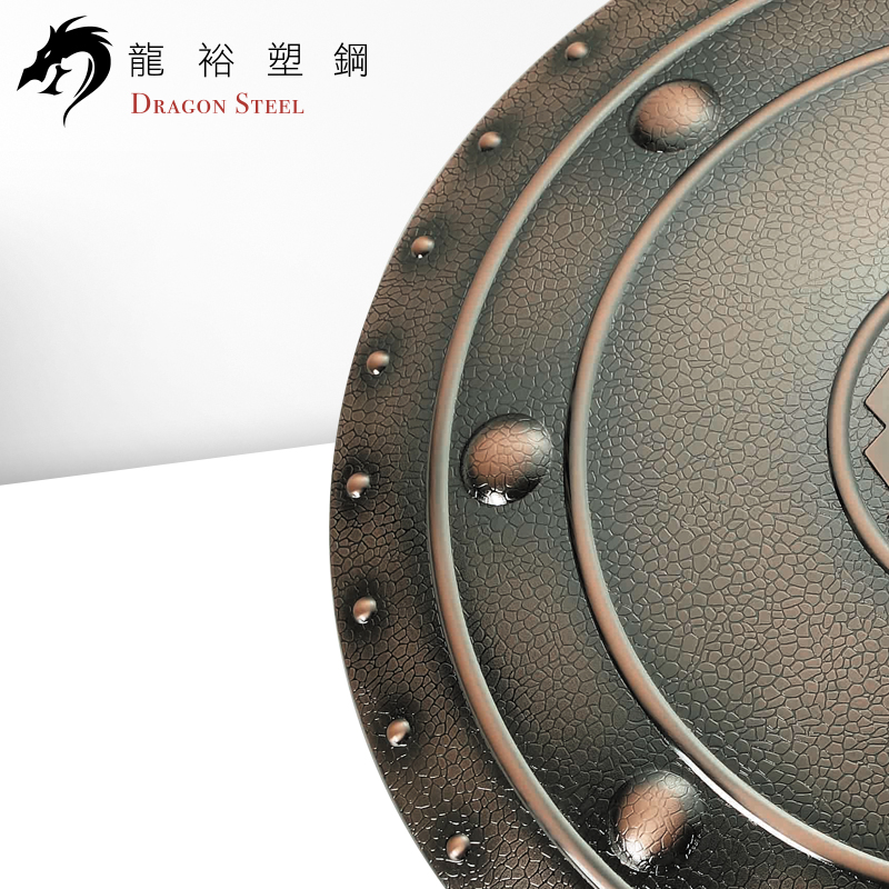Dragon Steel - (SH-501-PO) Round Shield with Polished Coating