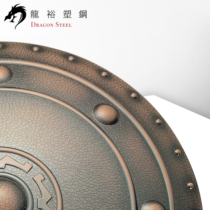 Dragon Steel - (SH-501-PO) Round Shield with Polished Coating