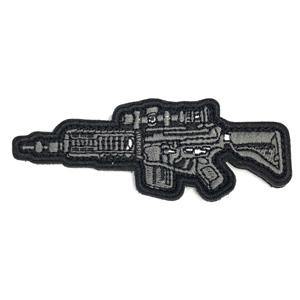Embroidery Patch - Gun SR25 - Black-Tactical.com