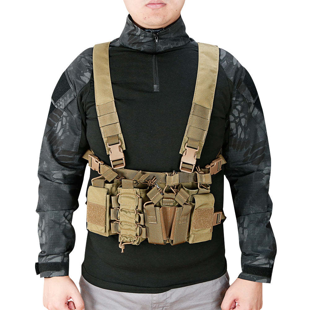 Black Stealth - Tactical Chest Rig (Dual Use)