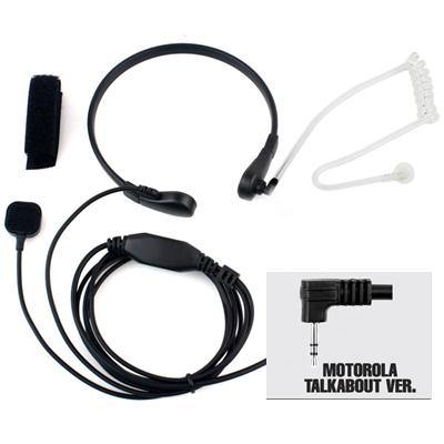Throat Mic for Walkie Talkie (Motorola Talkabout) - Black-Tactical.com