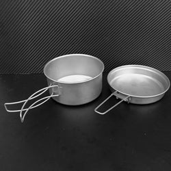 Compact Titanium Pot & Pan Set