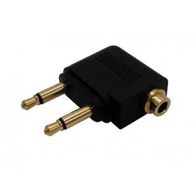 Travelmall - Dual 3.5mm Airplane Headphone Adapter