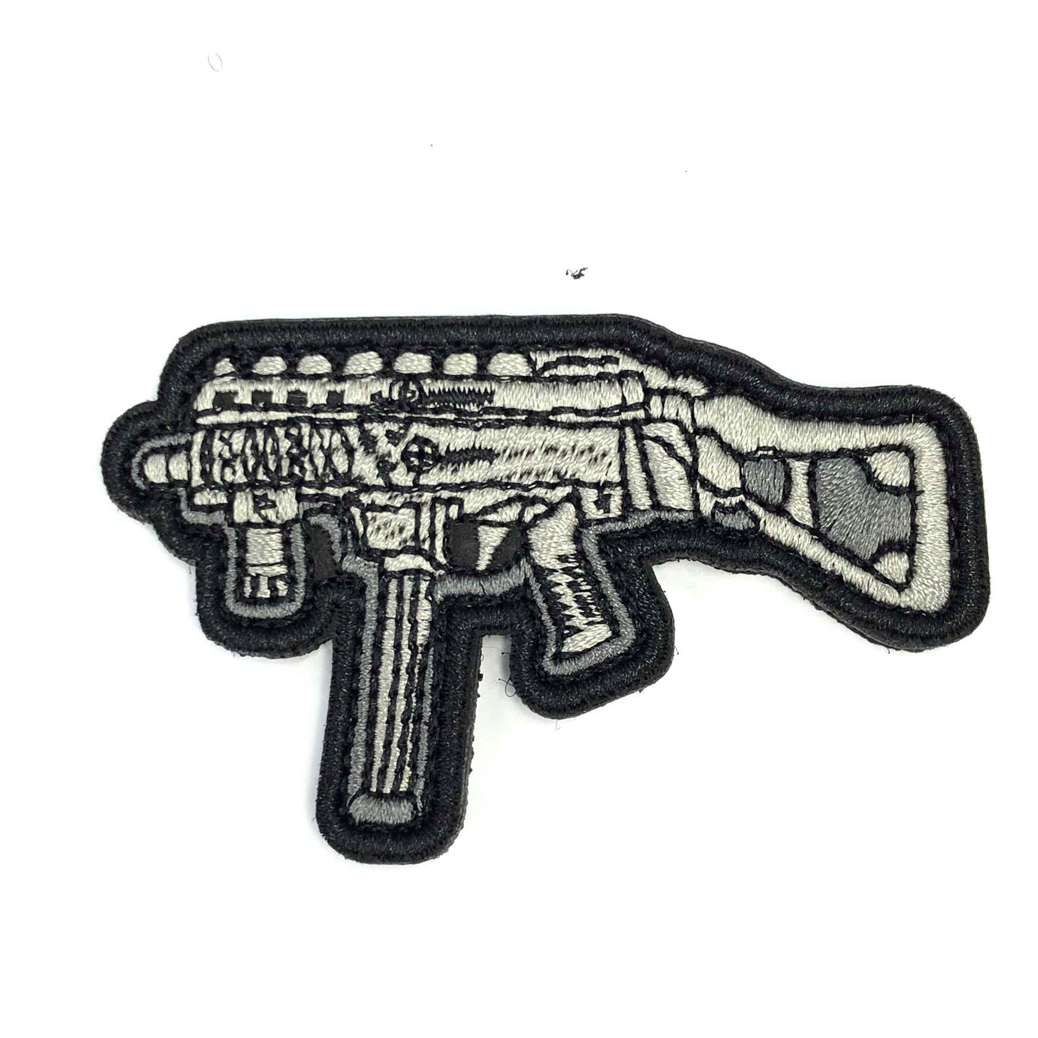 Embroidery Patch - Gun UMP45 - Black-Tactical.com