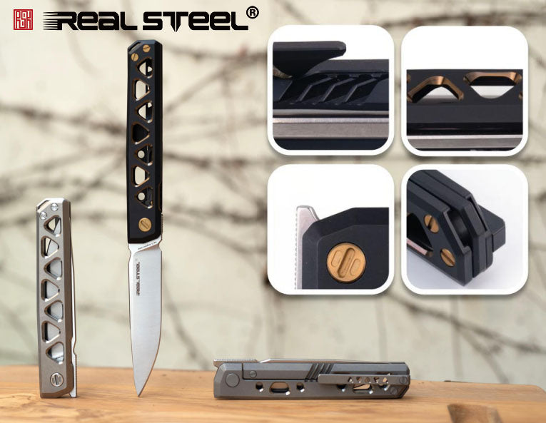 RealSteel -  Bruns Titanium Folding Knife