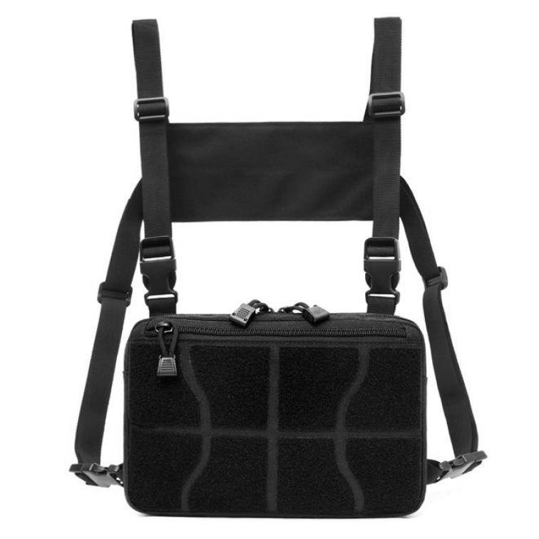 Black Stealth - Molle Chest Rig Pouch 2