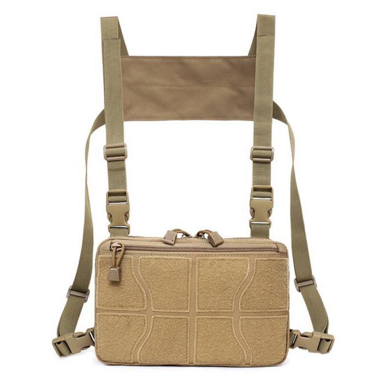 Black Stealth - Molle Chest Rig Pouch 2