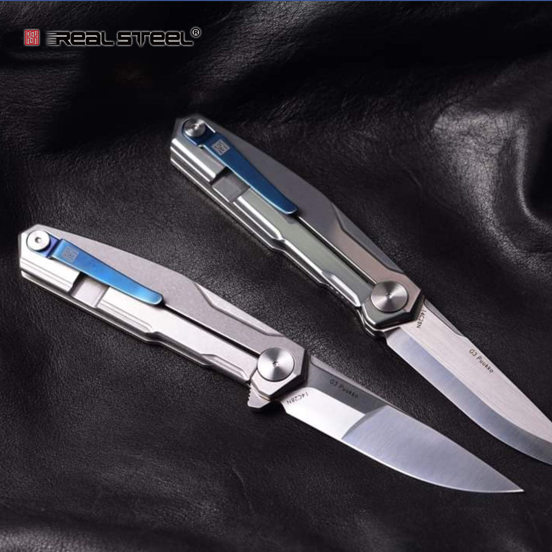 RealSteel - S3 Puukko Flipper M390 Folding Knife