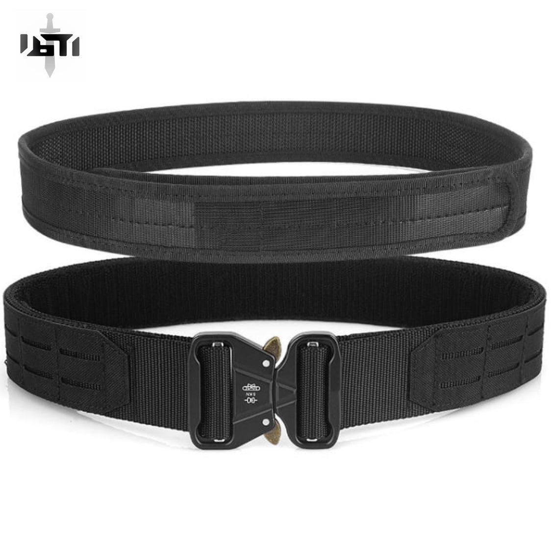 Black Stealth - Tactical Molle Cobra Gun Belt with Inner Belt