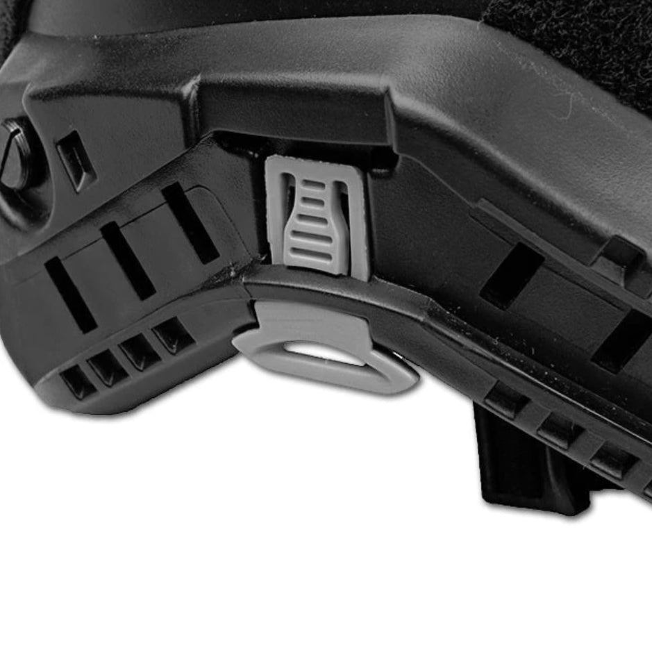 Black Stealth - Ballistic Asian Fit Goggles ANSI Z87.1+