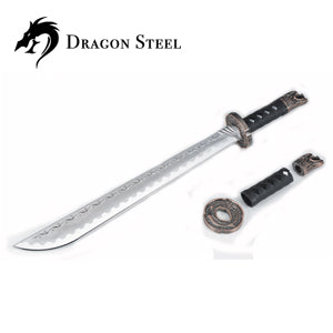 Dragon Steel - (W-217P) Curved Sword IV w/coated blade