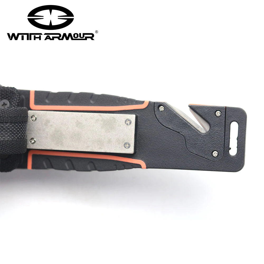 Grohmann スキナー Survival Knife ブラックリネンマイカルタ M4C