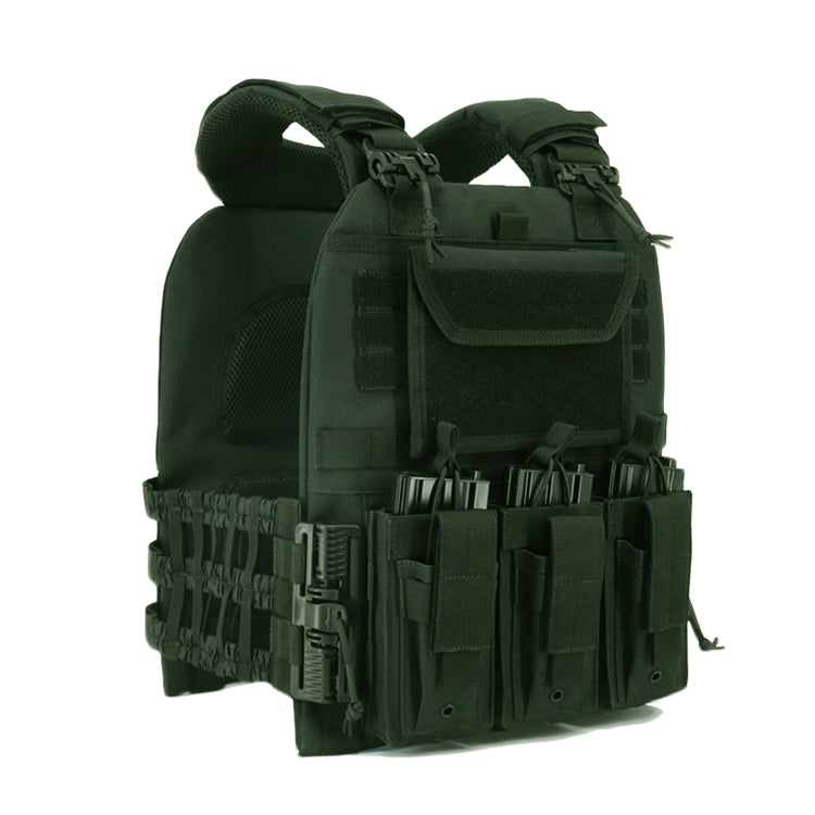 Black Stealth - Tactical Premium Plate Carrier Vest Break Away