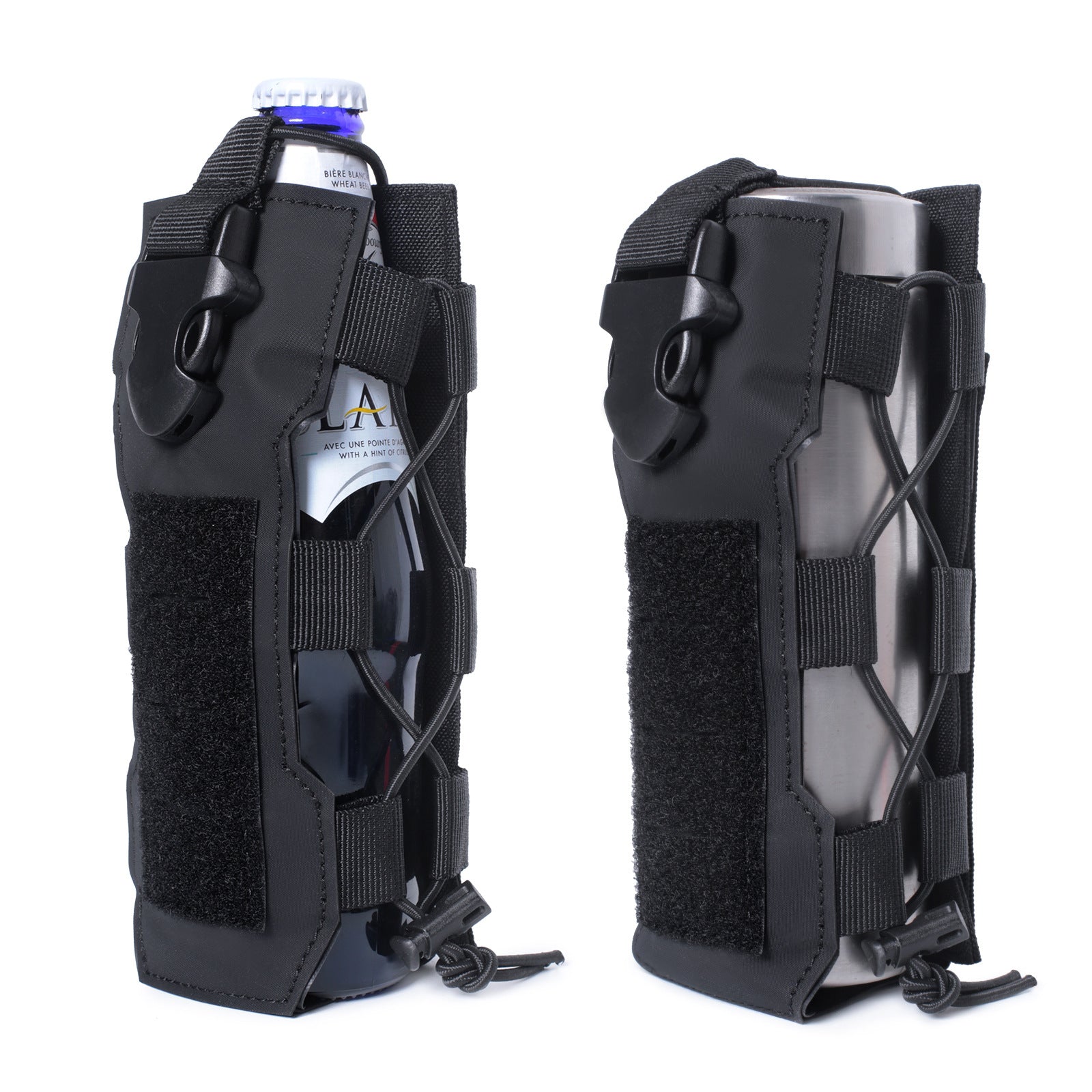 Black Stealth - Molle Bottle Sheath / Utility Pouch (BS057V2)