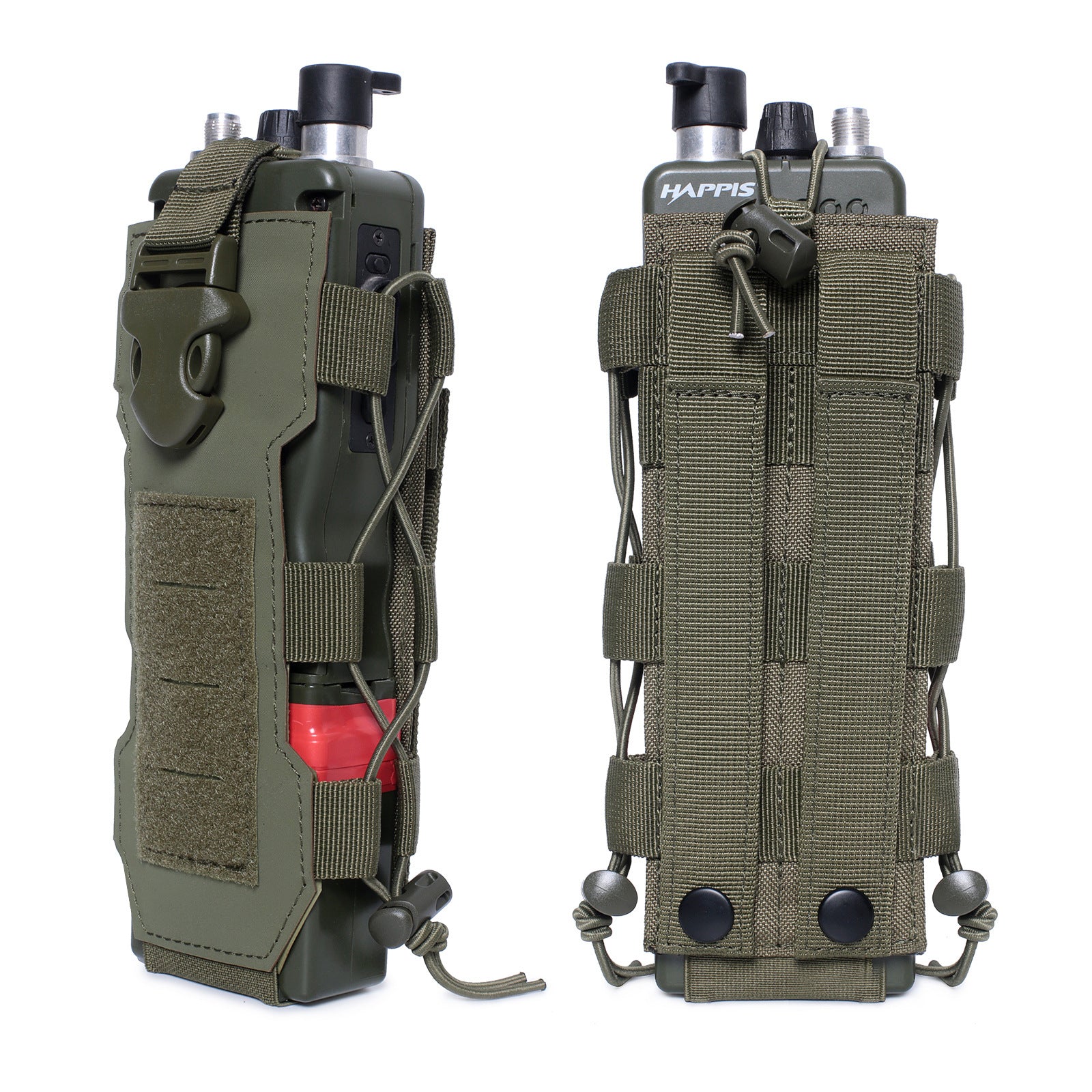 Black Stealth - Molle Bottle Sheath / Utility Pouch (BS057V2)