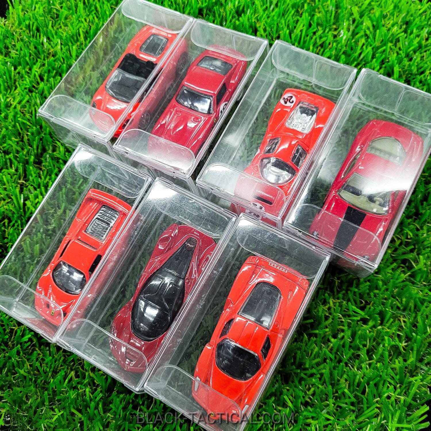 Hot Wheels - Red Ferrari Cars (No Packaging/Assorted)