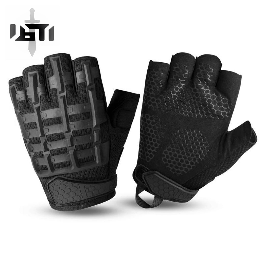 Black Stealth - Tactical Assault Half Glove V2
