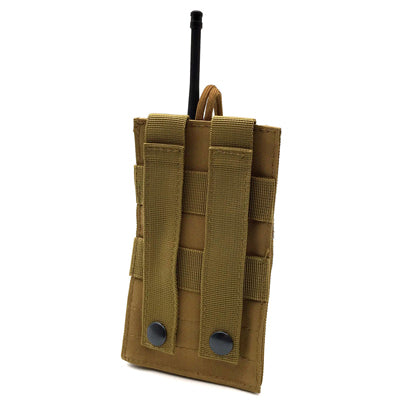 Black Stealth - Universal Walkie Talkie / Radio Holster Pouch (ZJ054)