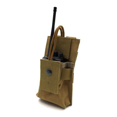 Black Stealth - Universal Walkie Talkie / Radio Holster Pouch (ZJ054)