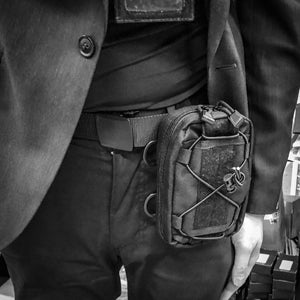 Black Stealth - Dual Direction Utility Pouch (ZJ085)