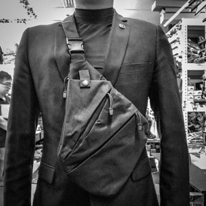 Black Stealth - Chest Concealed Sling Bag (ZJ099)