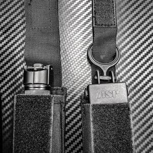 Black Stealth - Molle Flashlight/ASP Cuff Sheath 14x18 (ZJ132T)