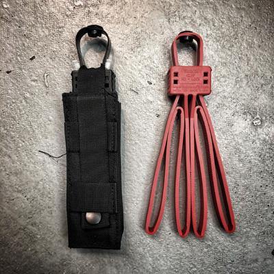 Black Stealth - Molle Flashlight/ASP Cuff Sheath 14x18 (ZJ132T)