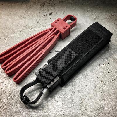 Black Stealth - Molle Flashlight/ASP Cuff Sheath 14x18 (ZJ132T)